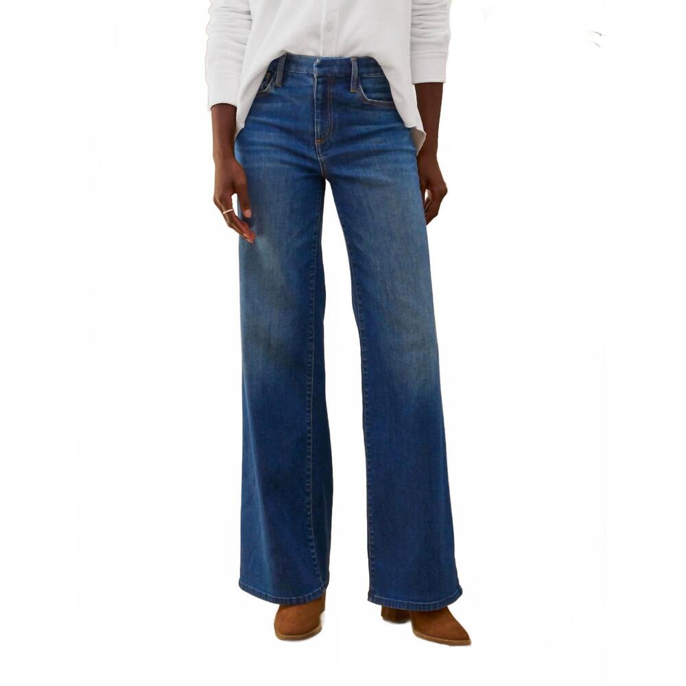 NEW FRANK & EILEEN galway full-length wide-leg jean in 1999 wash